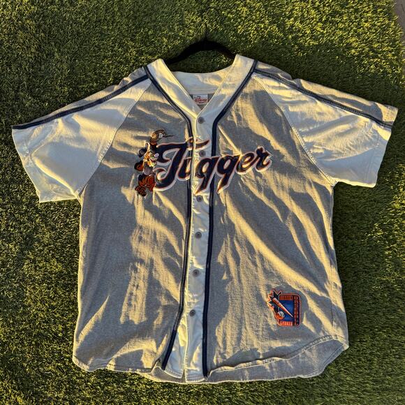 90s The Disney Store Tigger Baseball Jersey - Picture 1 of 7